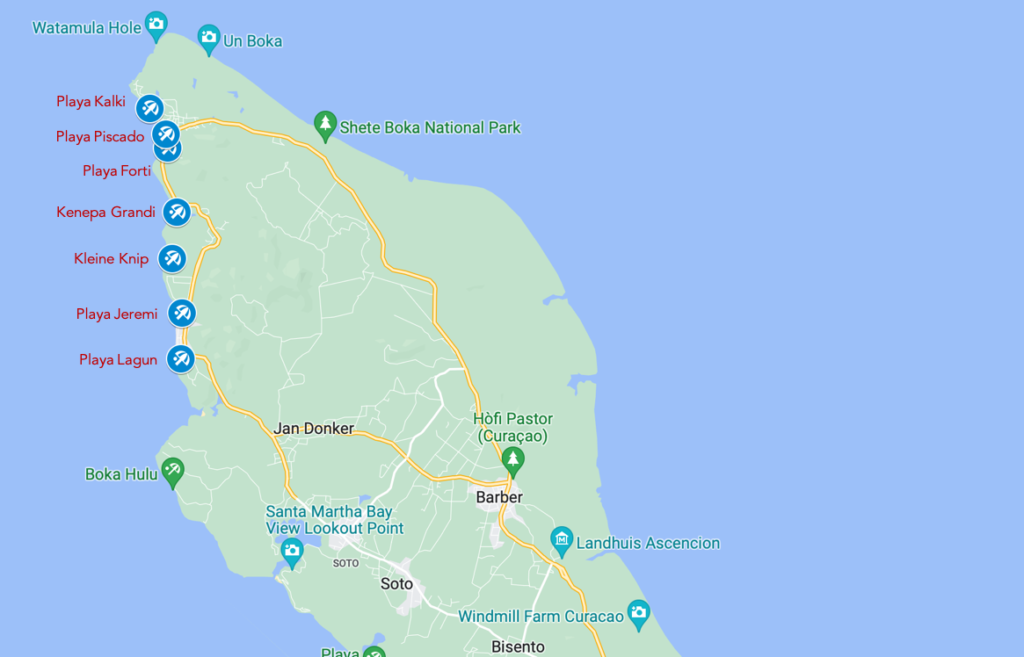 Curaçao - Praias Norte