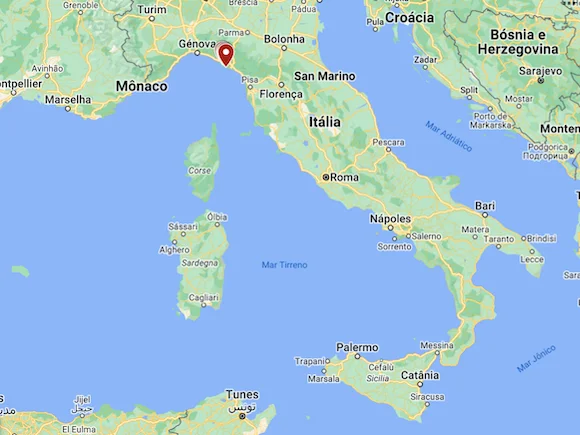 Cinque Terre - Mapa